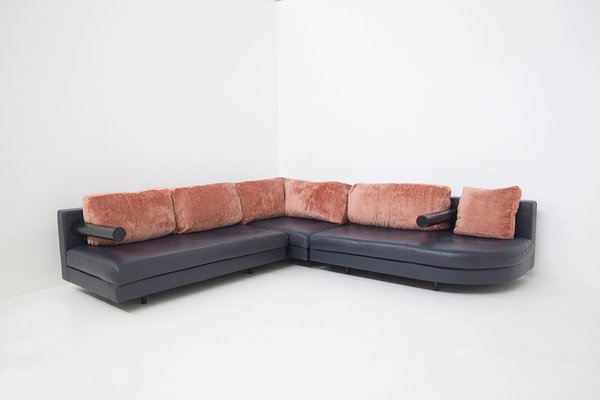Leather Corner Sofa By Antonio Citterio