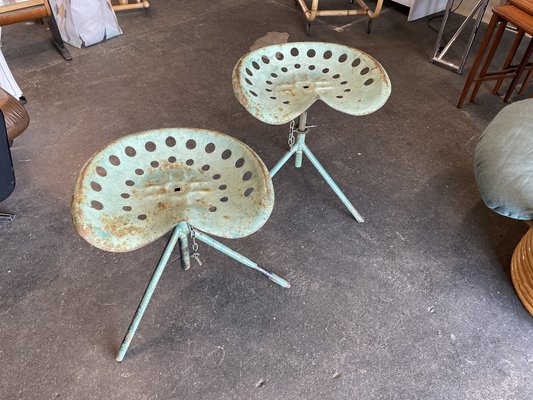 Tractor seat stools for cheap sale