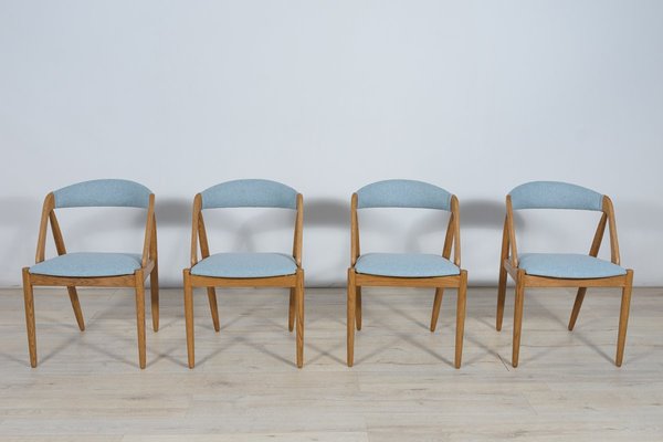 Model 31 Dining Chairs by Kai Kristiansen for Schou Andersen 1960s Set of 4
