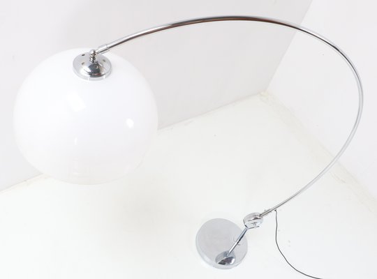 Polished Chrome Retro Dome Head Arching Floor Lamp 140cm Height 1 X Es E27 Lamp Bulb Required In Line On Off Foot Switch Uk Approved Arch Light - View #7
