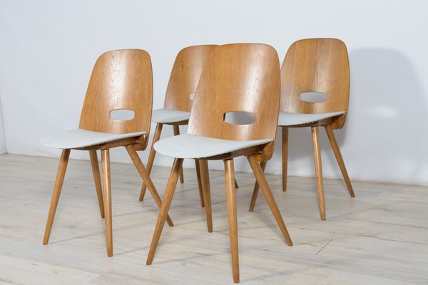 Lollipop Chairs by František Jirák for Tatra, 1960s, Set of 4 for