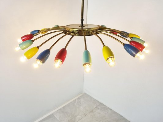 Brass sale spider light
