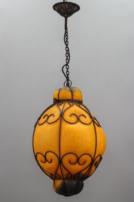 Caged lantern pendant deals