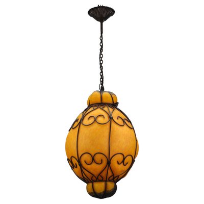 Caged cheap lantern pendant