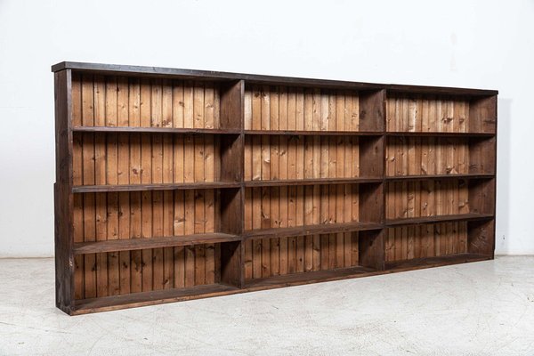 Ironmongers Bookcase Cabinet, Pine Furniture Bookcases