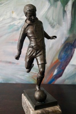 Art Deco Bronze Statues, Germany, 1930s, Set of 2 for sale at Pamono