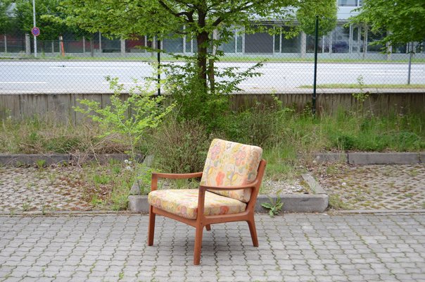 Vintage Teak Senator Easy Chair by Ole Wanscher for France Son