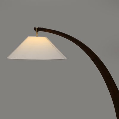 Wooden Floor Lamp With Fabric Diffuser, What Is A Diffuser On Lampshade