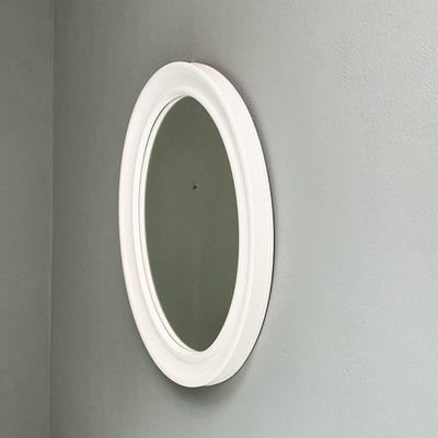 White 2024 oval mirror