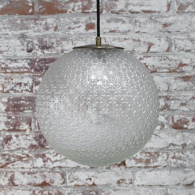 Vintage European Clear Glass Globe 