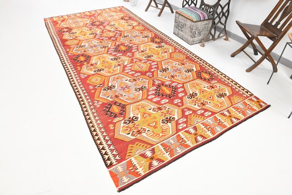 Handmaid Tradition 100% Cotton Kilim Rug Carpet Handwoven Kilim Carpet For Gift 