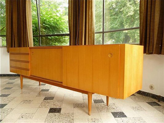 Cherrywood Sideboard With Sliding Doors From Wilhelm Renz For Cherrywood Sideboard With Sliding Doors From Wilhelm Renz 2