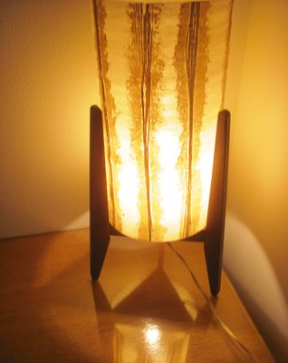 Vintage Table Lamp With Lampshade Czechoslovakia 1960s For At Pamono