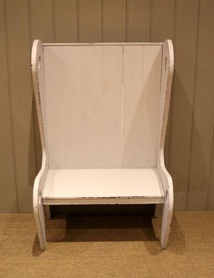 Small settle bench online