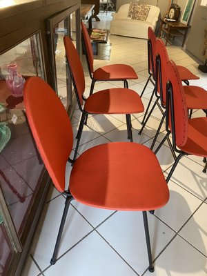 Metal chairs set of 6 new arrivals