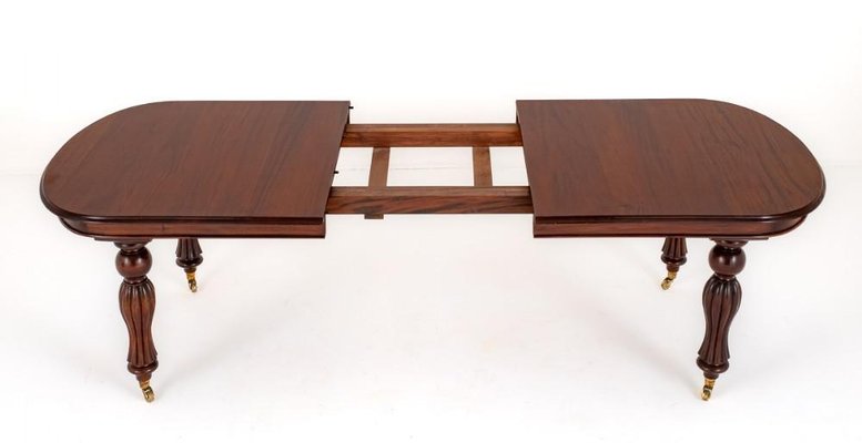 Victorian mahogany extending dining cheap table
