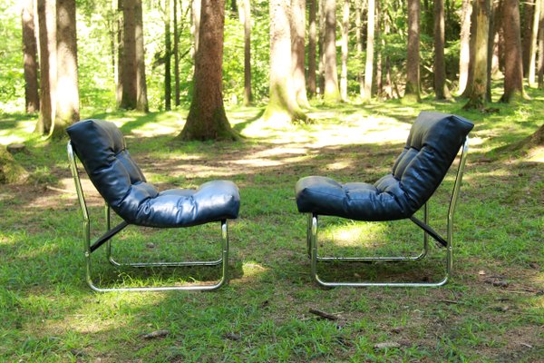 Vintage Pixi Armchairs by Gillis Lundgren for Ikea, 1970s, Set of
