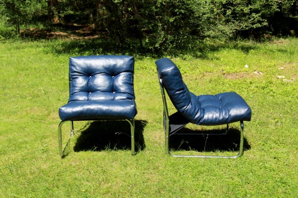 Vintage Pixi Armchairs by Gillis Lundgren for Ikea, 1970s, Set of