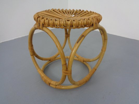 Bambus Hocker, Italien, 1960er bei Pamono kaufen