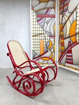 Vintage Rocking Chair by Michael Thonet