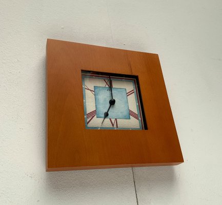 Postmodern English Wall Clock from Ziro, 1980s for sale at Pamono