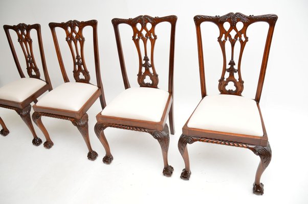 Antique Dining Chairs In The Style Of, Old Fashioned Dining Chairs With Arms
