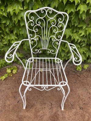 Wrought iron arm chairs deals
