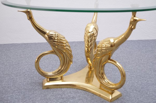 Hollywood Regency Peacock Coffee Table 1960s for sale at Pamono