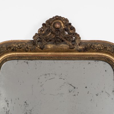 Antique French Louis Philippe Domed Top Gold Gilt Mirror, 1860 for sale at  Pamono