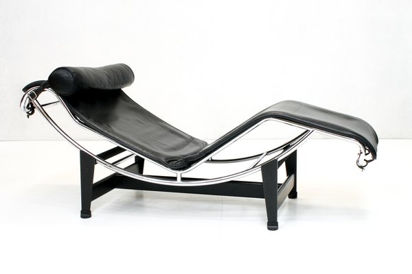 LC4 Chair by Charlotte Perriand & Le Corbusier for Cassina, 1980s