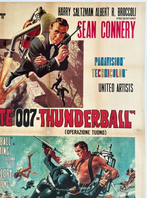 kaufen Italienisches Filmplakat, bei Thunderball Pamono 1970er