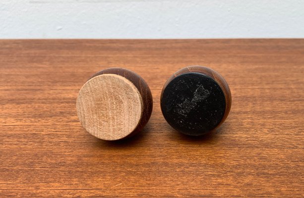Mid-Century Danish Teak Pepper and Salt Shaker, 1960s, Set of 2