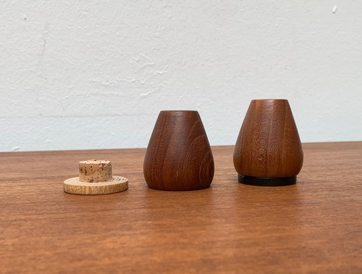 Salt＆pepper shaker danish design1960s Mid-Century Danish Teak Pepper and Salt Shaker, 1960s, Set of 2