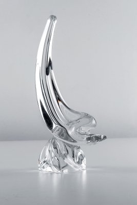 Daum CRISTAL FRANCE クリスタル ( 木製ケース付 ) 約32㎝ ガラス 
