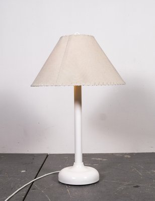 Space Age White Table Lamp, 1980s for sale at Pamono