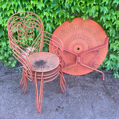 Wrought iron furniture for garden deals