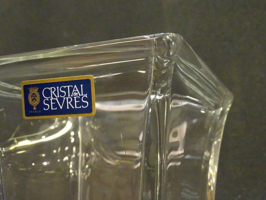 ⚜️ Florero Cristal Sevres Centros de Mesa Urnas Copa Época 1900