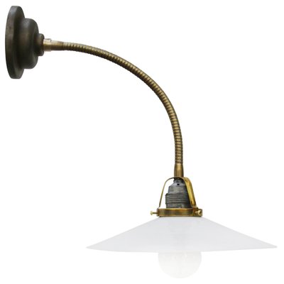 Applique Murale Liberty 2 Lumières En Laiton Avec Verre – Art Déco – Neuf – Arterameferro