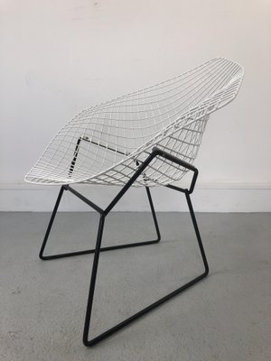 Vintage Diamond 421 Lounge Chair attributed to Harry Bertoia for
