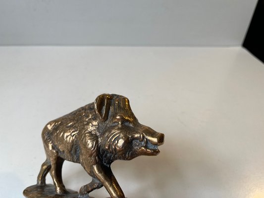 Ancien sanglier en bronze - Collection