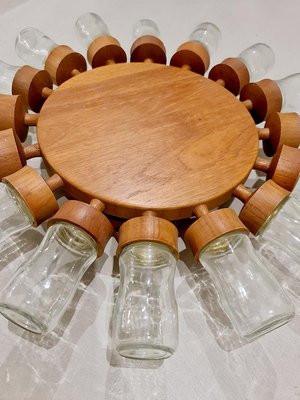 Vintage Danish Design Spice Carousel Wheel Herb Rack for sale at Pamono