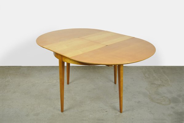 Dining Table In Birch By Cees Braakman, 50 Inch Round Extendable Dining Table