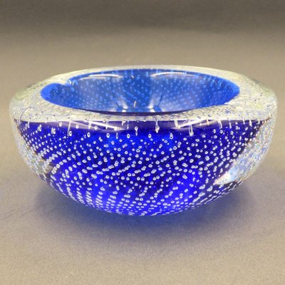 MURANO ARCHIMEDE SEGUSO ムラノ ブルー グラス MURANO ARCHIMEDE SEGUSO ムラノ ブルー グラス MURANO