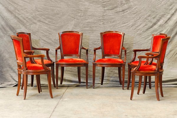 Red chairs dining new arrivals