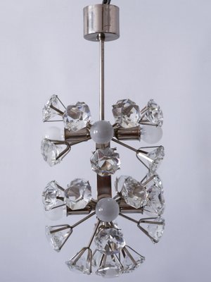 Lampadario a forma di diamante in cristallo di Bakalowits & Sons per  Bakalowits & Söhne in vendita su Pamono