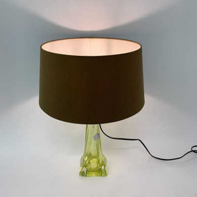 Crystal Table Lamp From Val Saint, Glass Base Table Lamps Ireland