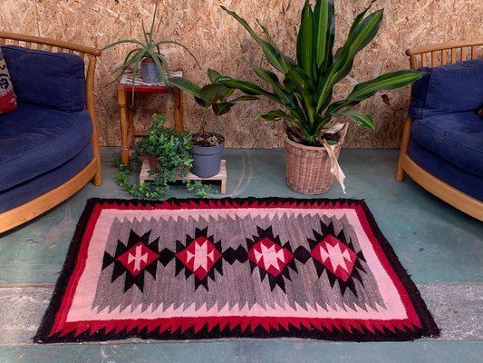 Vintage Navajo Kilim Rug in Wool, 1920-1930s for sale at Pamono