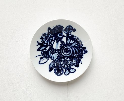 Vintage German Peacock Wall Plate Plaque by Bjørn Wiinblad for