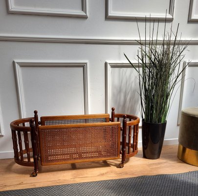 Italienischer Mid-Century Modern Obstkorb & Messing Übertopf bei Pamono kaufen