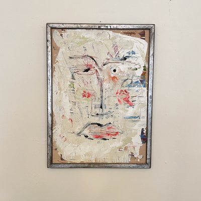 Siempre curva Típicamente Pintura abstracta moderna, acrílico sobre madera, enmarcado en venta en  Pamono